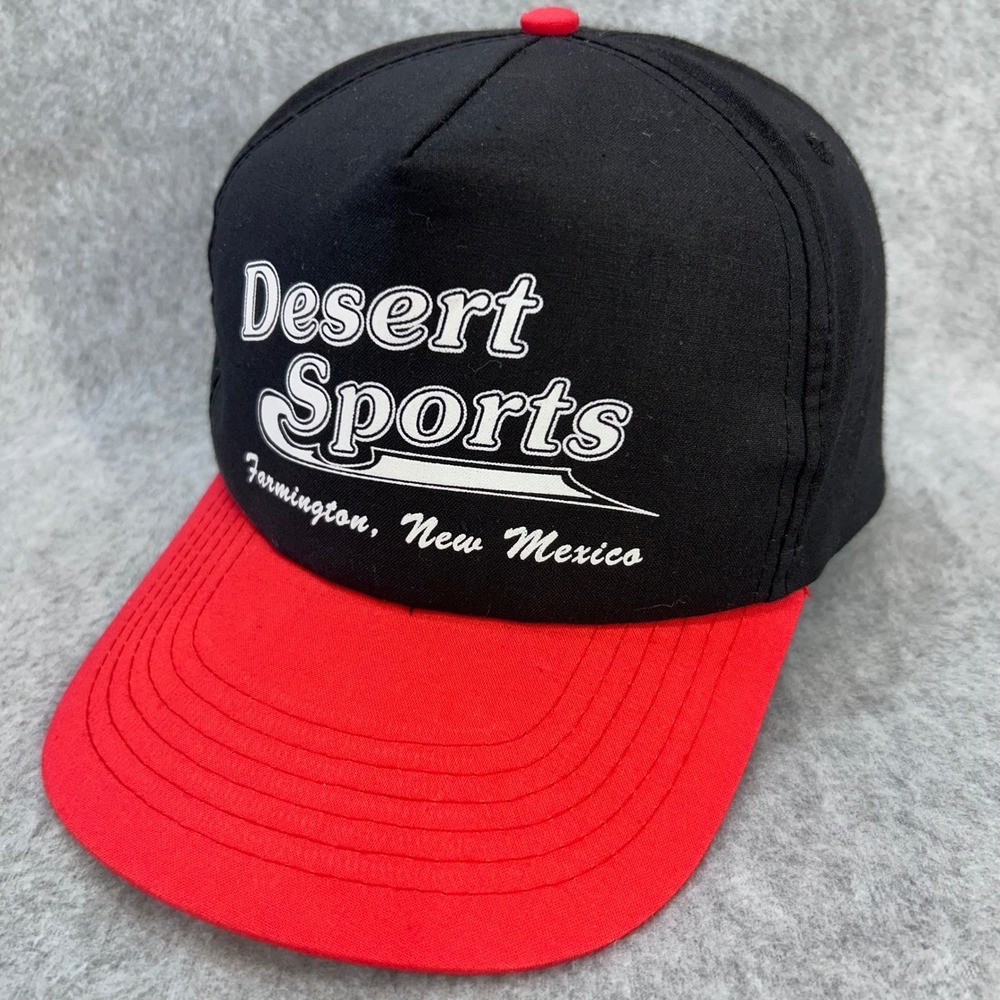 Desert Sports Mens Black Four Seasons Snapback Hat Farmington New Mexico OS